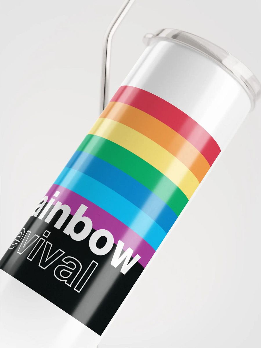 Rainbow Revival Tumbler Mug w/Straw product image (4)
