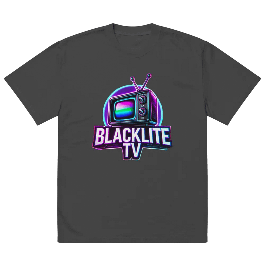 Neon Retro Television Oversized Tee product image (2)