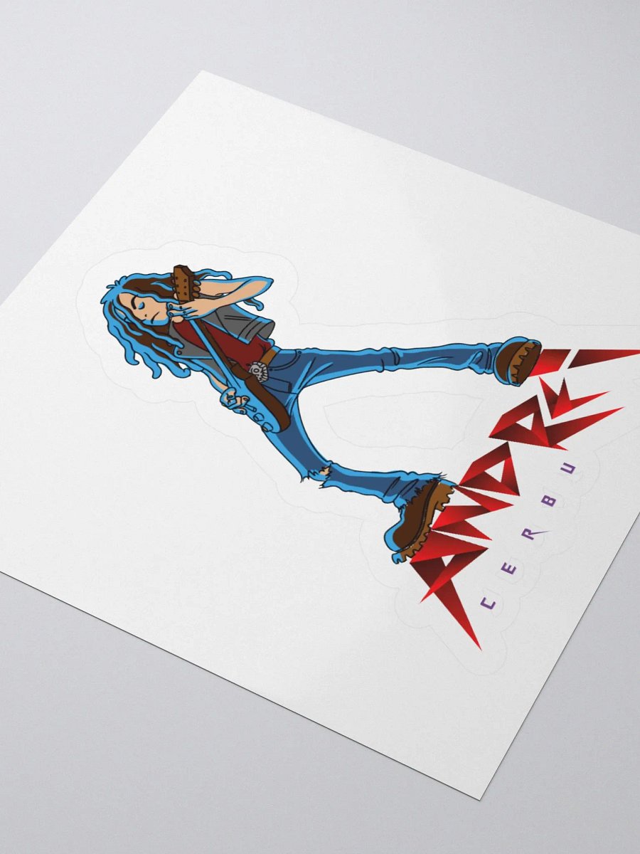 Rockstar Guitar Kiss Cut Stickers product image (10)