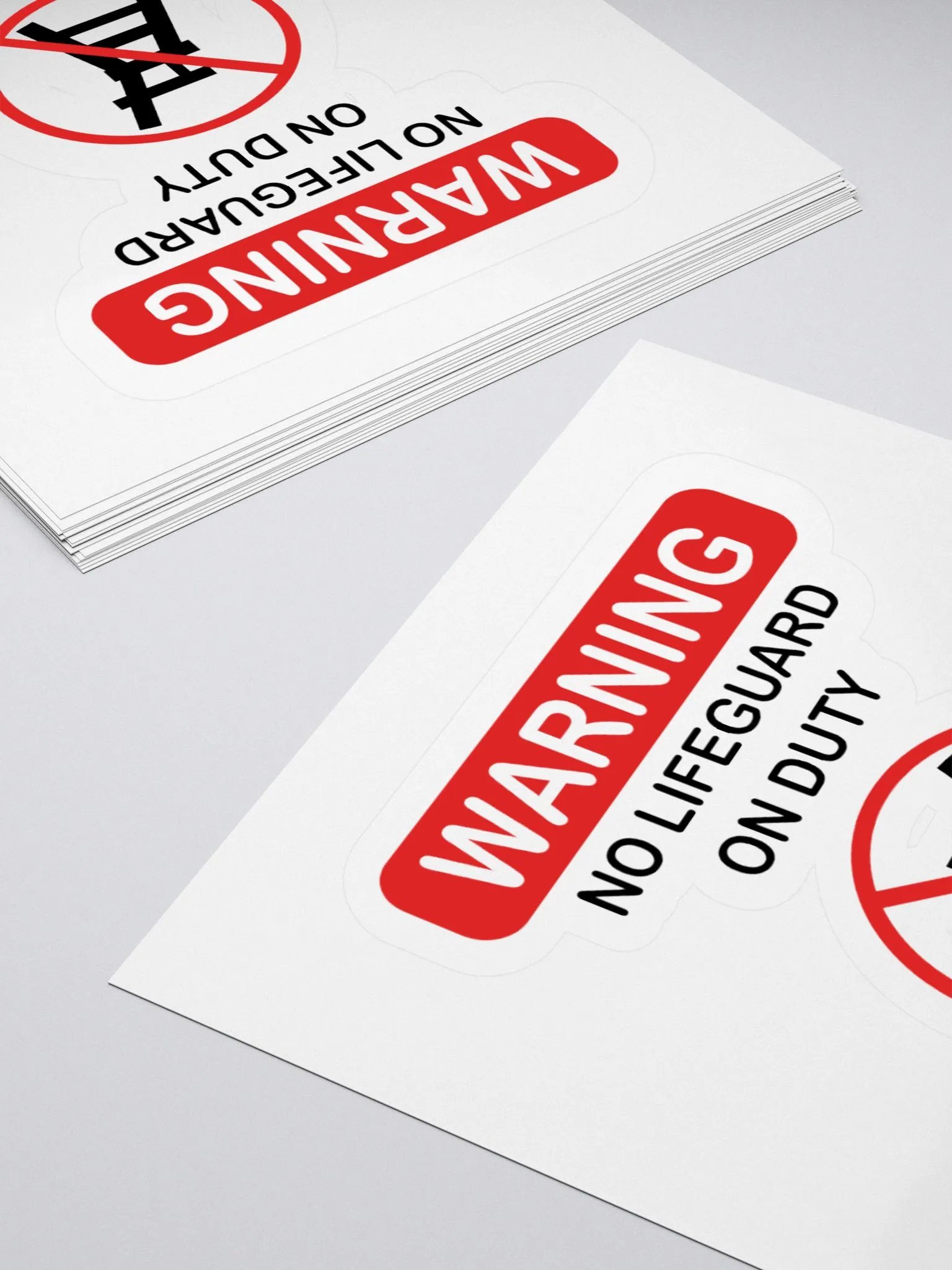 Warning Kiss Cut Stickers - For Bold Statements! product image (4)