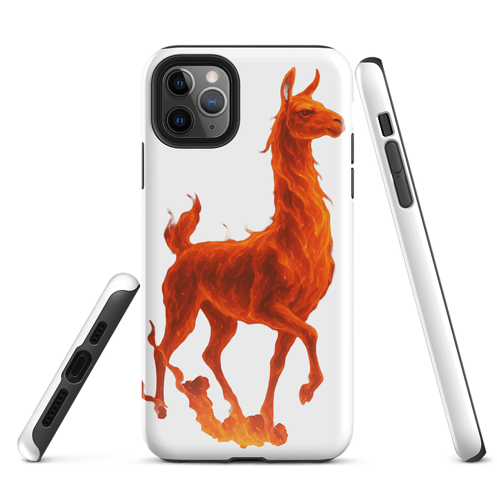 Fire Llama Tough Case for iPhone® product image (5)