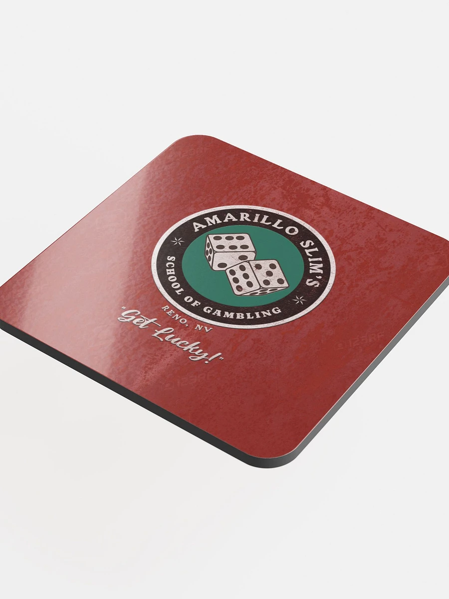 Amarillo Slim's School of Gambling Beverage Coaster product image (4)