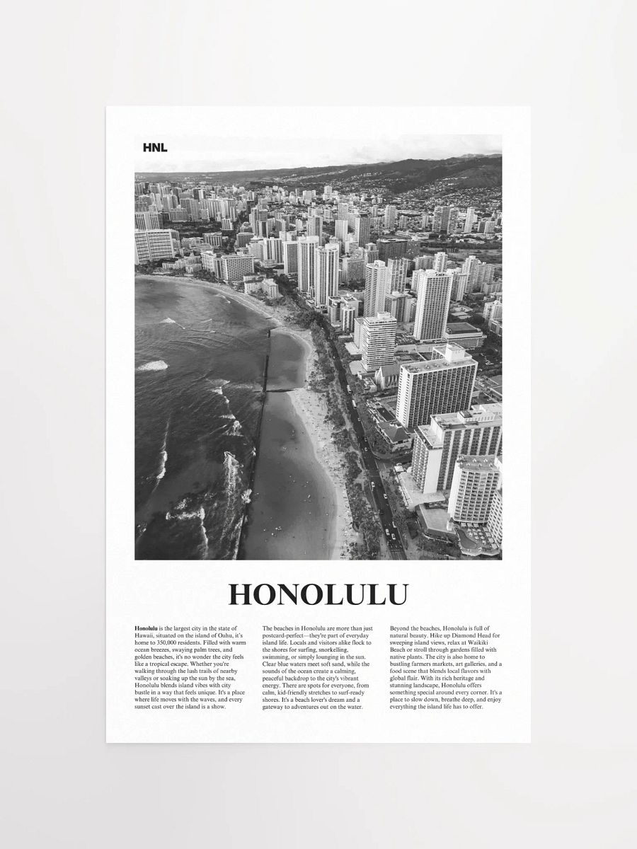 Honolulu 02 Newspaper Poster product image (11)