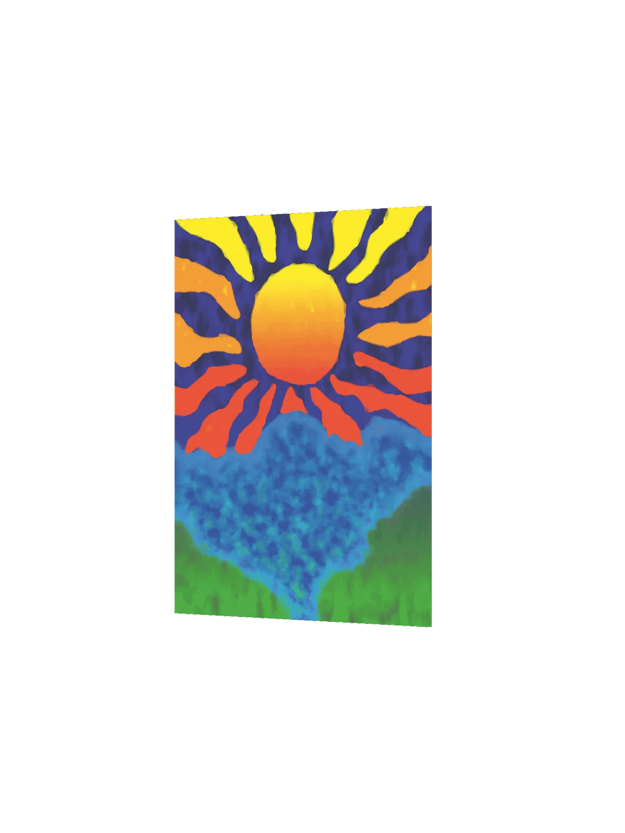 Watercolor Sunrise Poster product image (5)