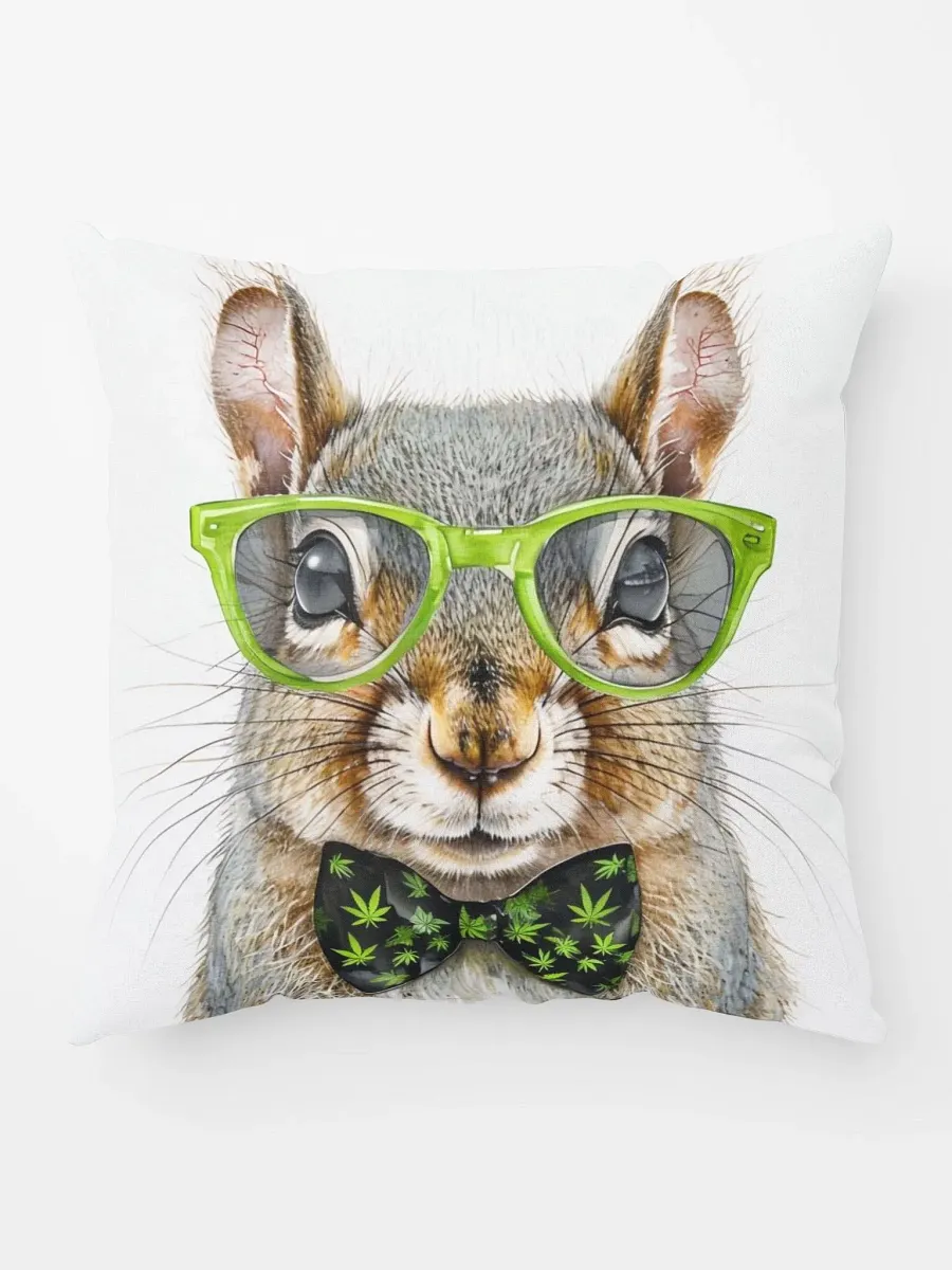 Dreamy Nights All-Over Print Pillow Cannabis squirrel product image (10)