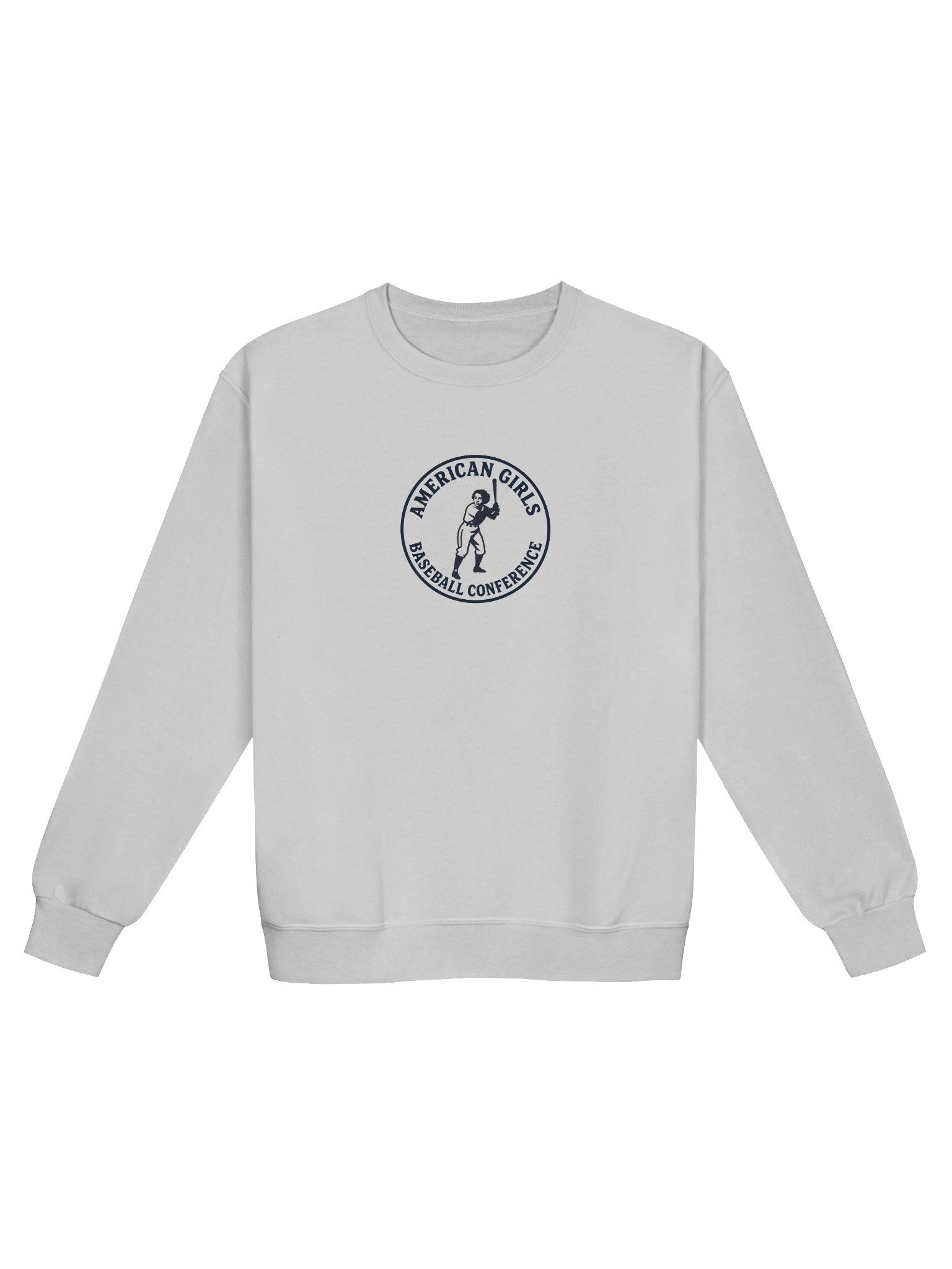 AGBC Legacy Collection Classic Unisex Crew Neck Sweatshirt White product image (1)
