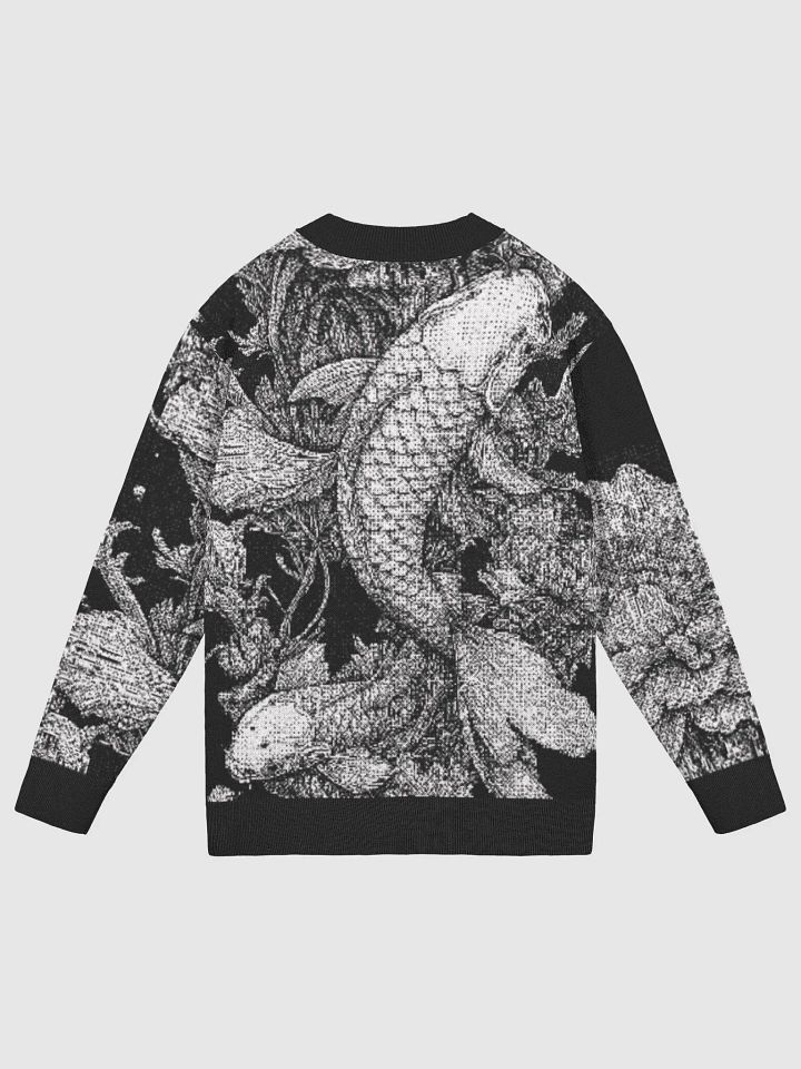 Koi Garden Jacquard Knit Cardigan product image (7)