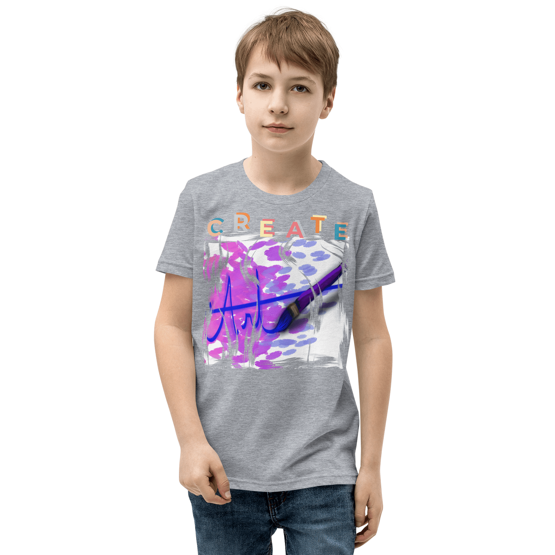 Create Art Youth T-Shirt product image (12)