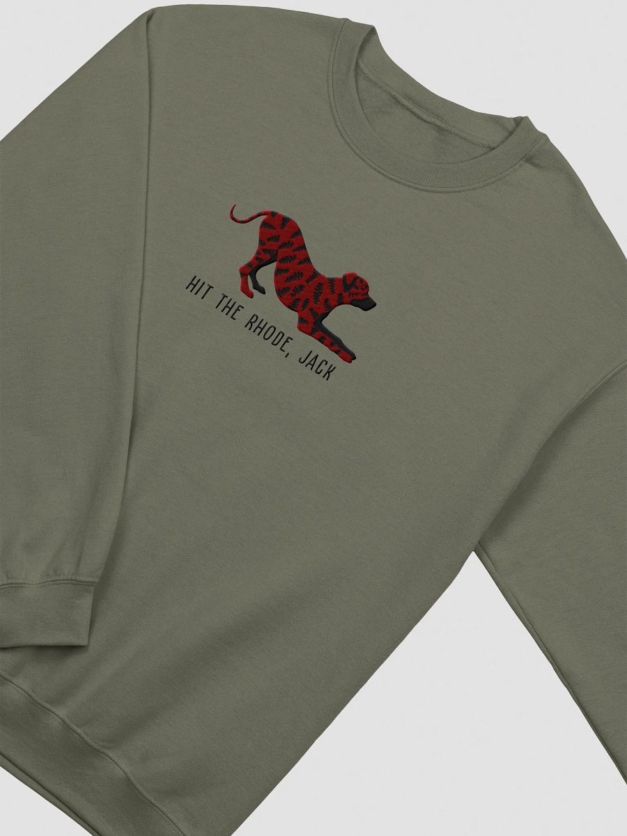 Hit the Rhode, Jack Sweatshirt (Embroidered) of a Rhodesian Ridgeback(Brindle) product image (9)