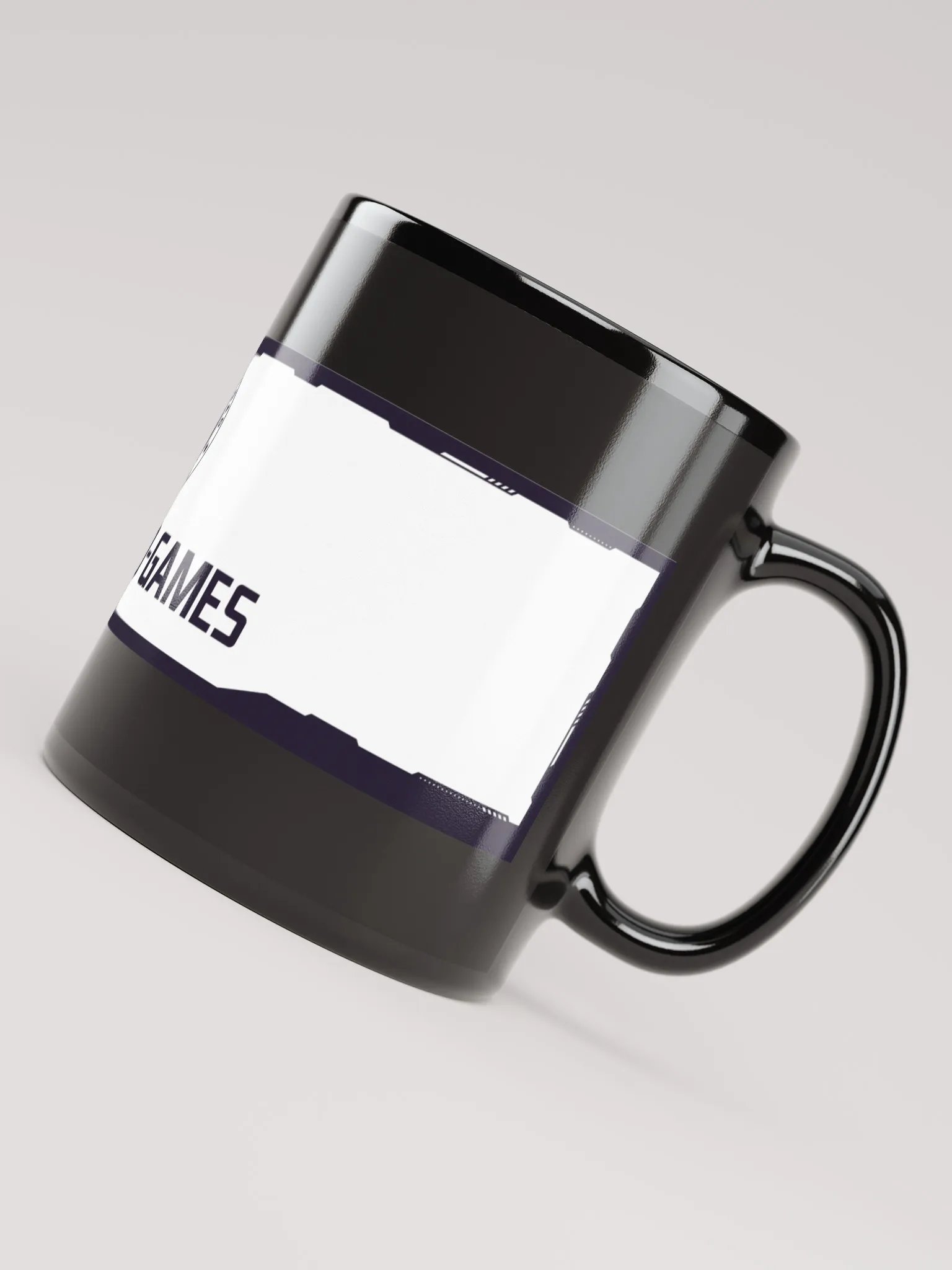 LNLG -Skull Emblem Black Glossy Mug product image (5)
