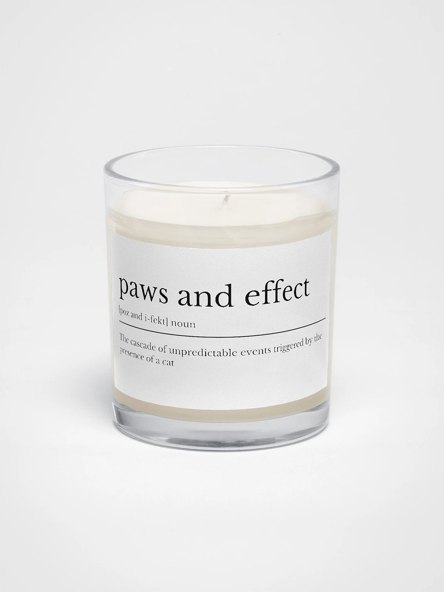 Soy Wax Candle In A Clear Glass Jar product image (1)