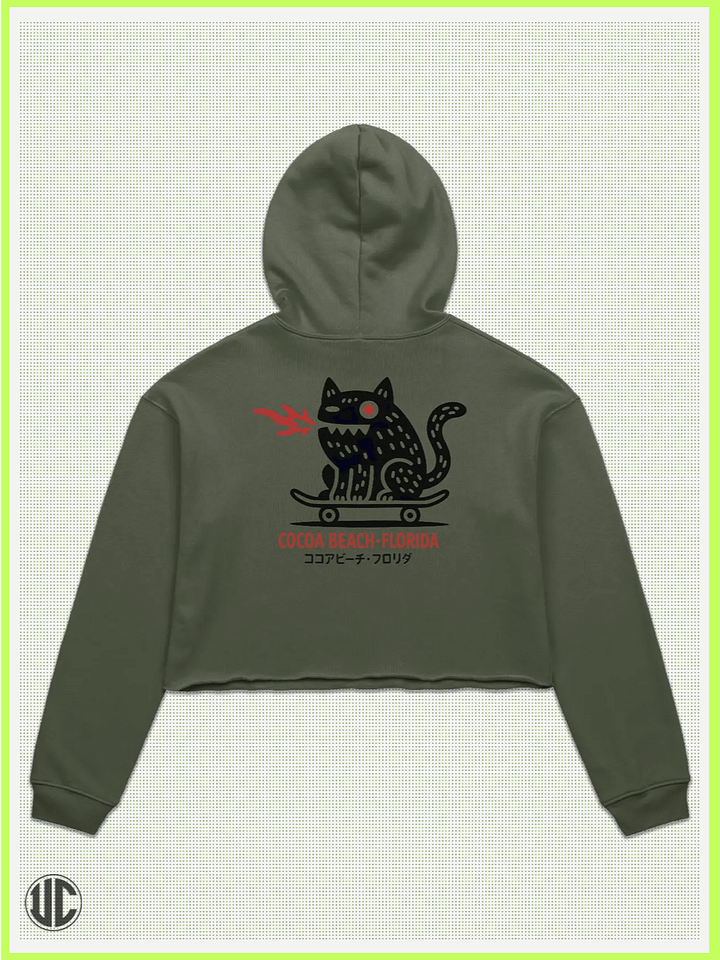 UnkoCon – Cocoa Beach FL Skater Crop Hoodie product image (1)