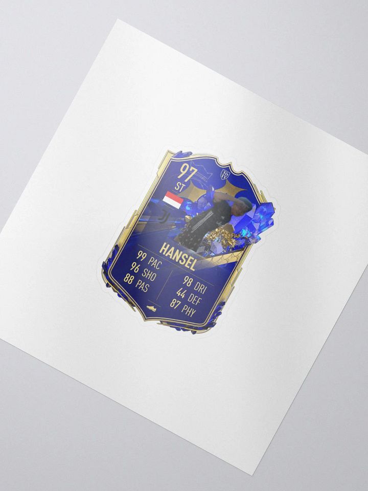 Hansel Plays fifa card sticker product image (2)