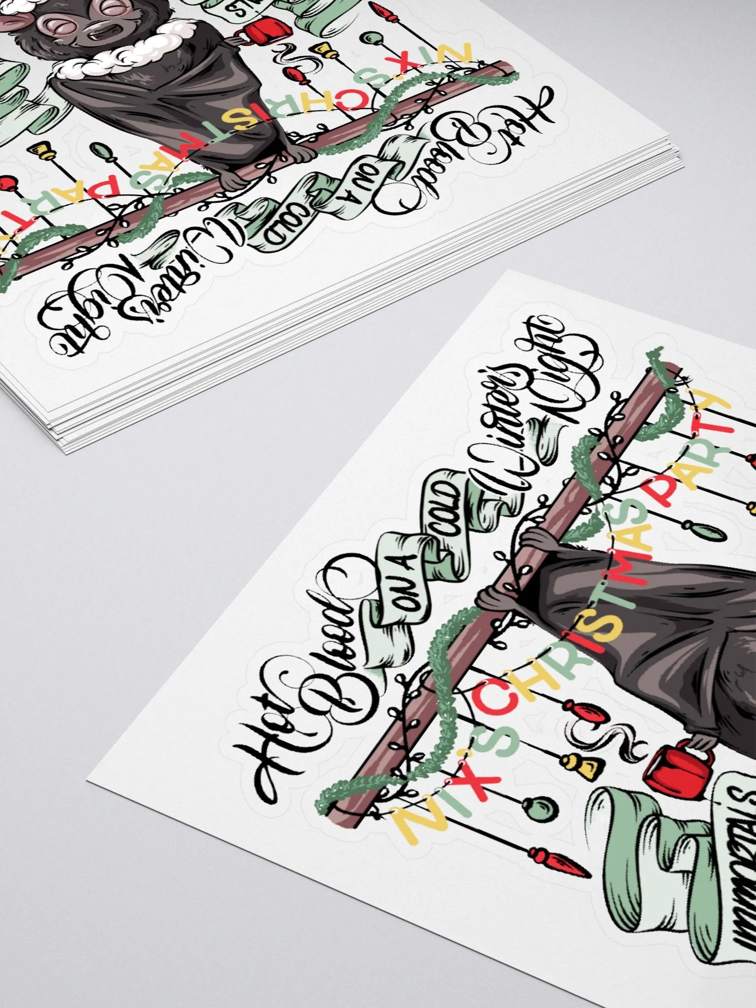 Bertil Christmas Sticker product image (4)