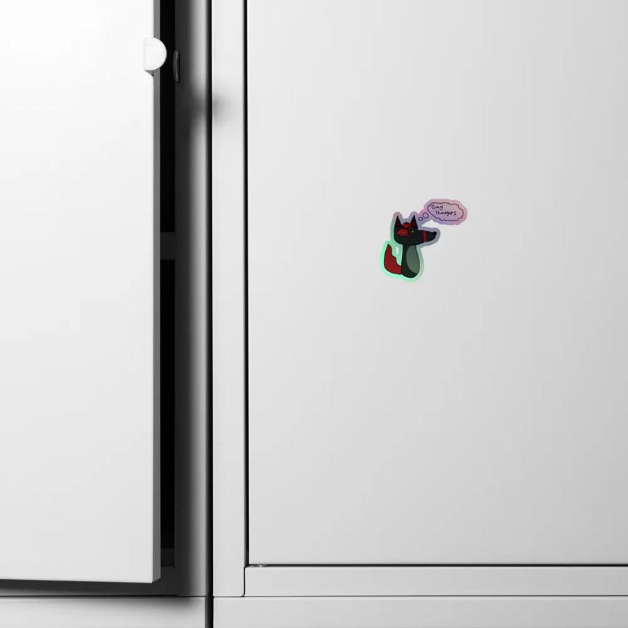 Gay Thoughts Holographic Sticker product image (6)