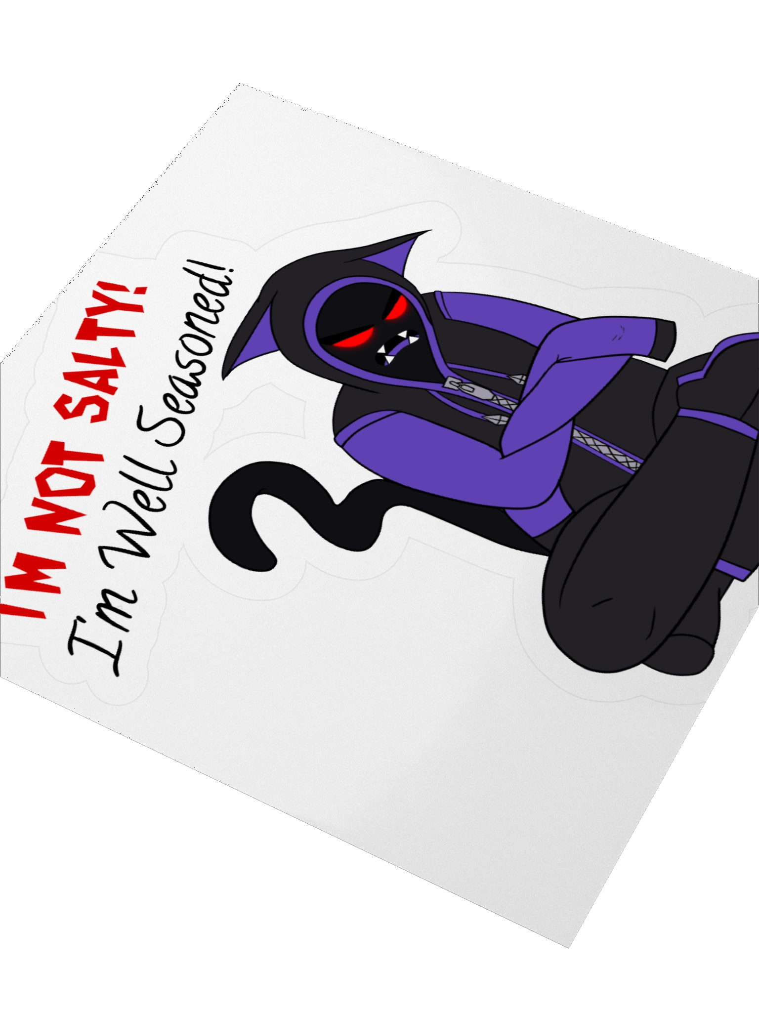 I'm not Salty, I'm Well Seasoned Sticker product image (7)