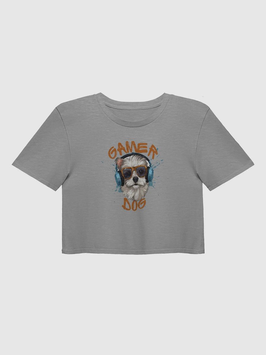 Gamer Dog Vibes Crop Top product image (6)