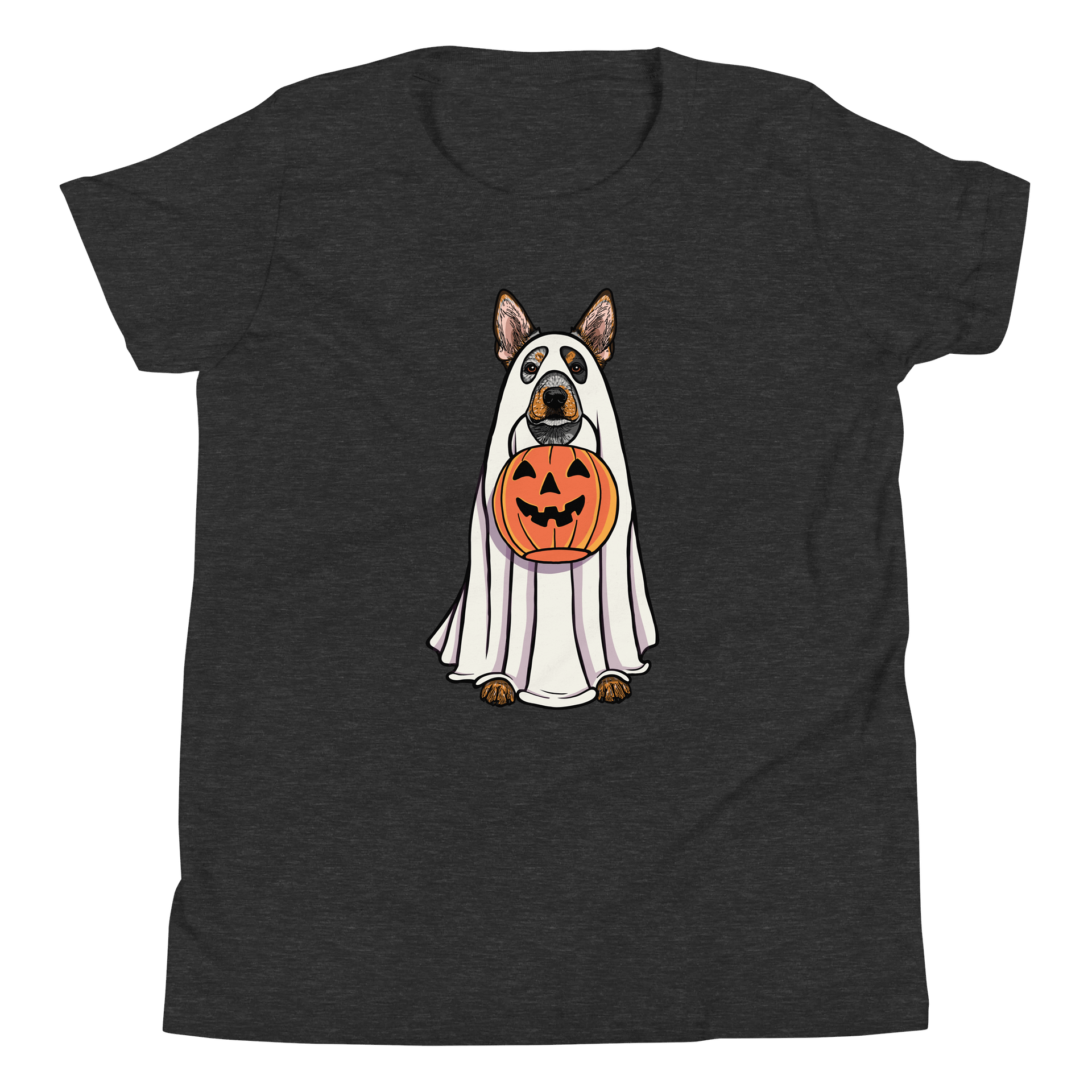 Halloween Australian Cattle Dog(Blue Heeler 3) Youth T-Shirt product image (5)