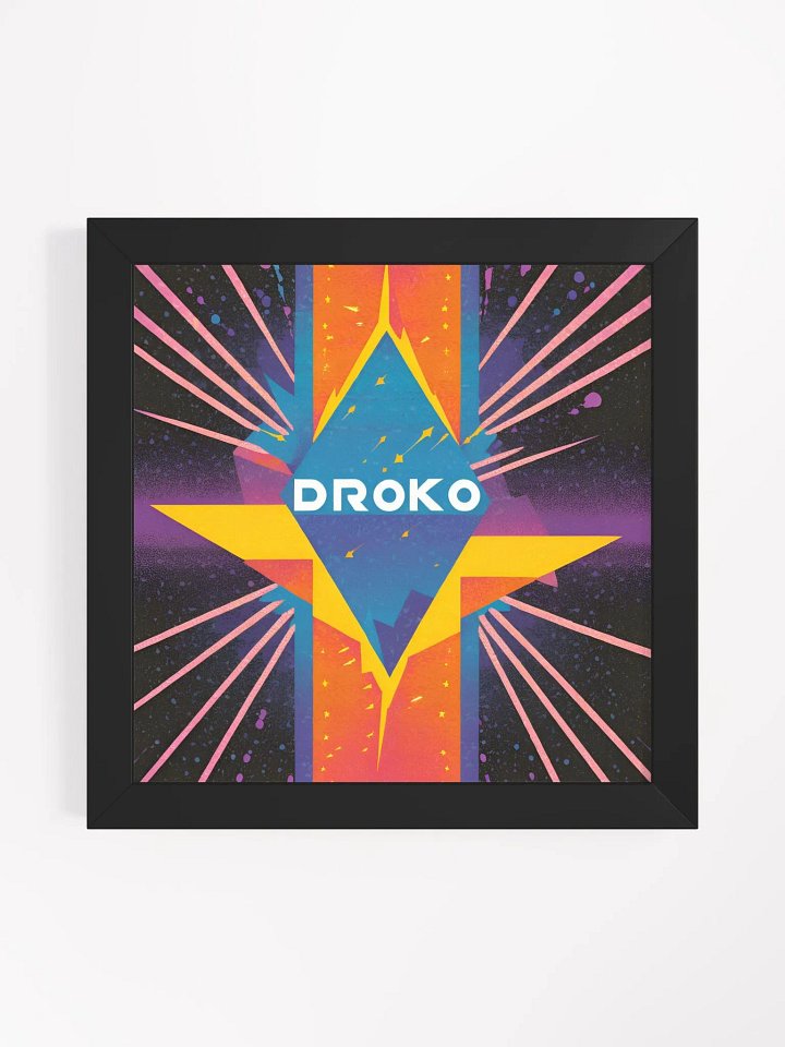 Dynamic DROKO Diamond Framed Poster [EXCLUSIVE] product image (1)