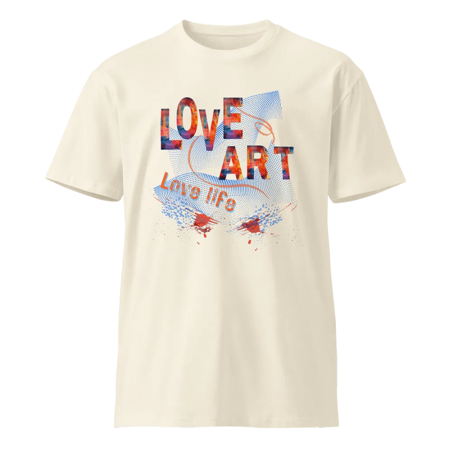 T Shirt for the artist mom “ Love Making Art’  Perfect gift product image (1)