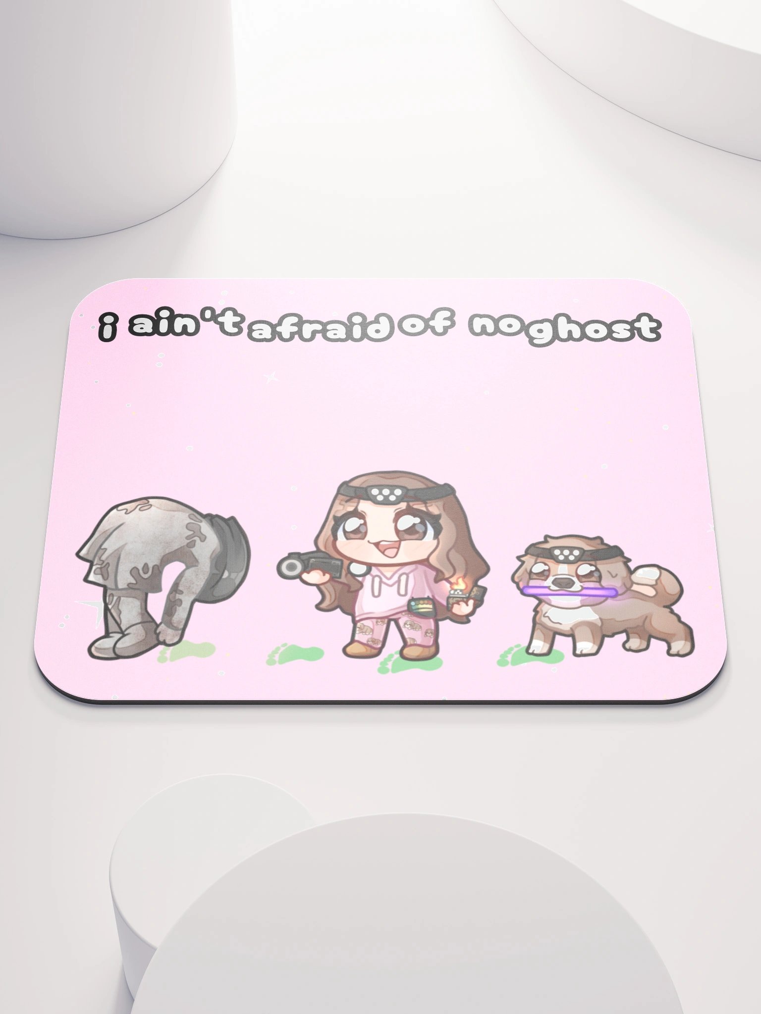 Pink Spooky Mouse Pad product image (2)