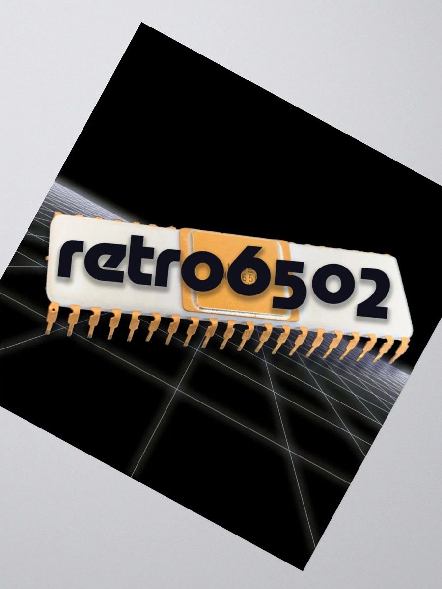 Retro 6502 Sticker product image (2)