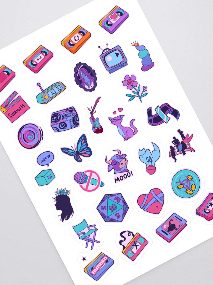 Lost Records: Bloom & Rage Tape 1 Trophies Stickers product image (1)