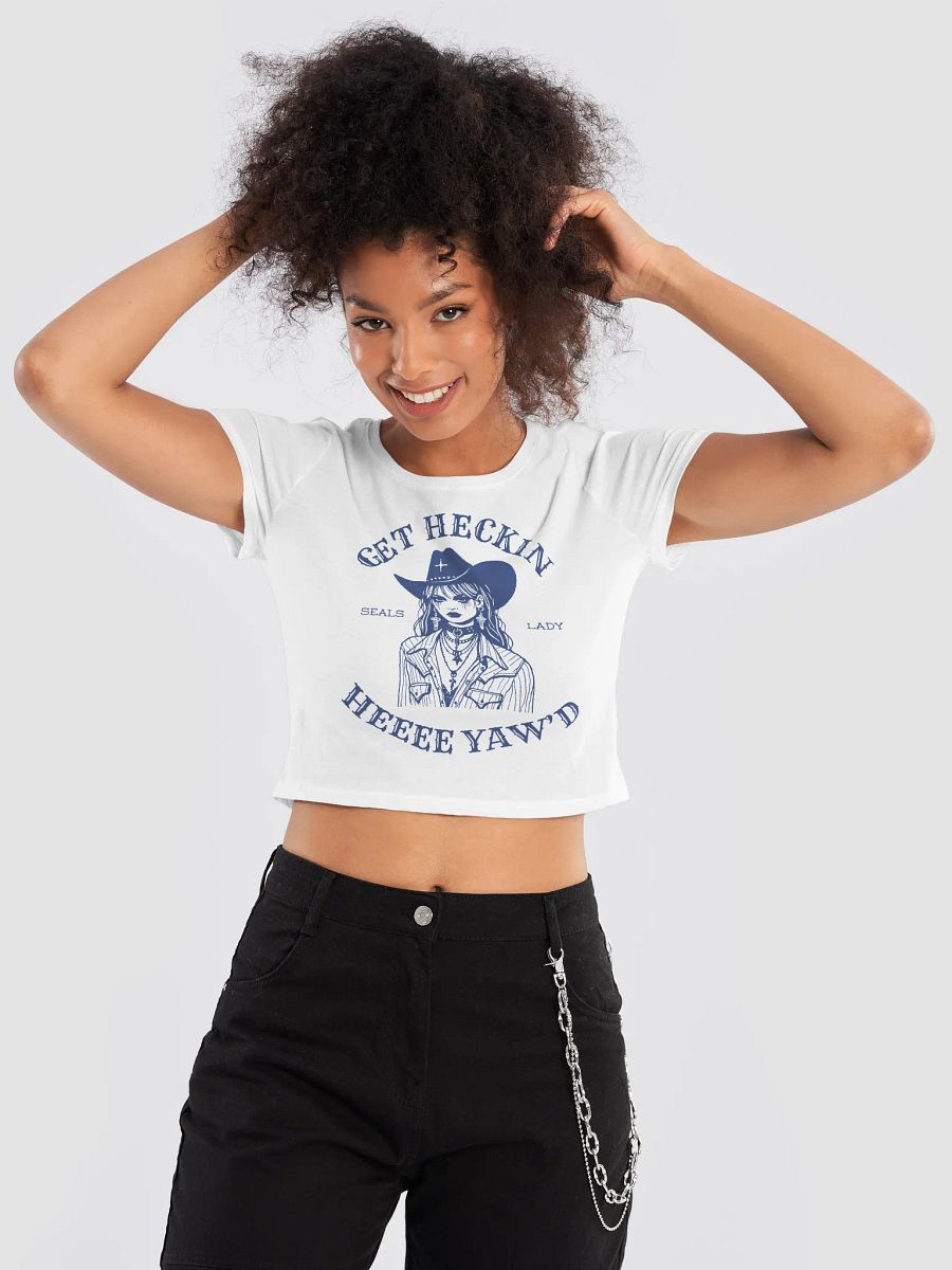 Heeee Yaw Crop Top - Blue product image (9)