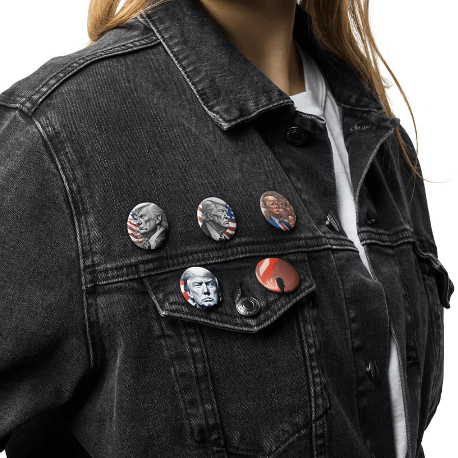 Patriotic Portrait Pin Set 3 product image (12)