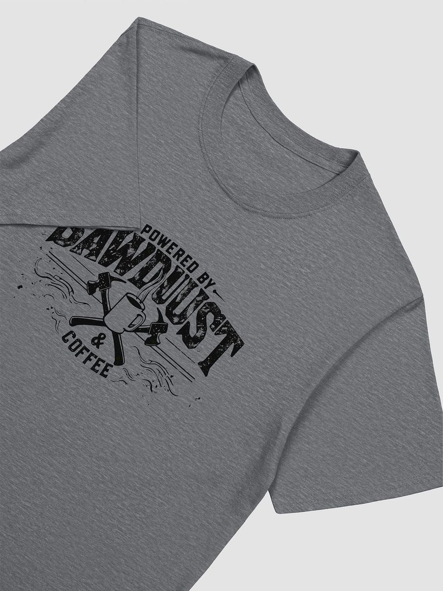 Powered by Sawdust & Coffee – Vintage Carpenter Tee product image (7)