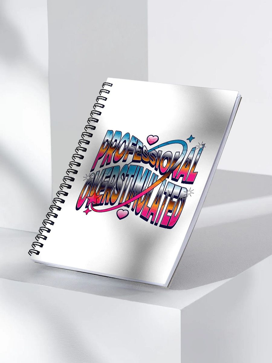 Professional Overstimulated Vibrant Spiral Notebook product image (2)