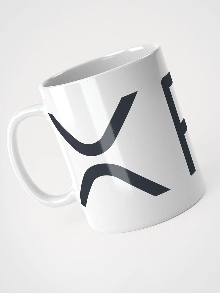 XRP Logo White Glossy Mug product image (1)