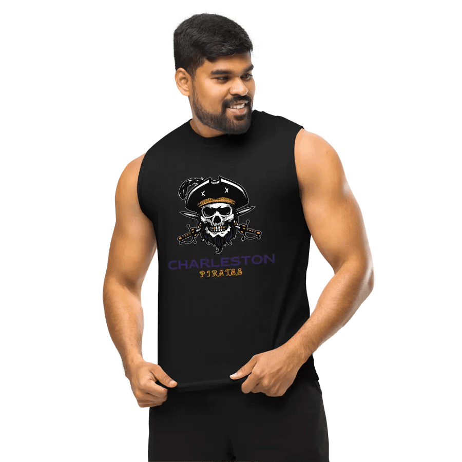 Charleston Pirates Team Muscle T-Shirt product image (11)