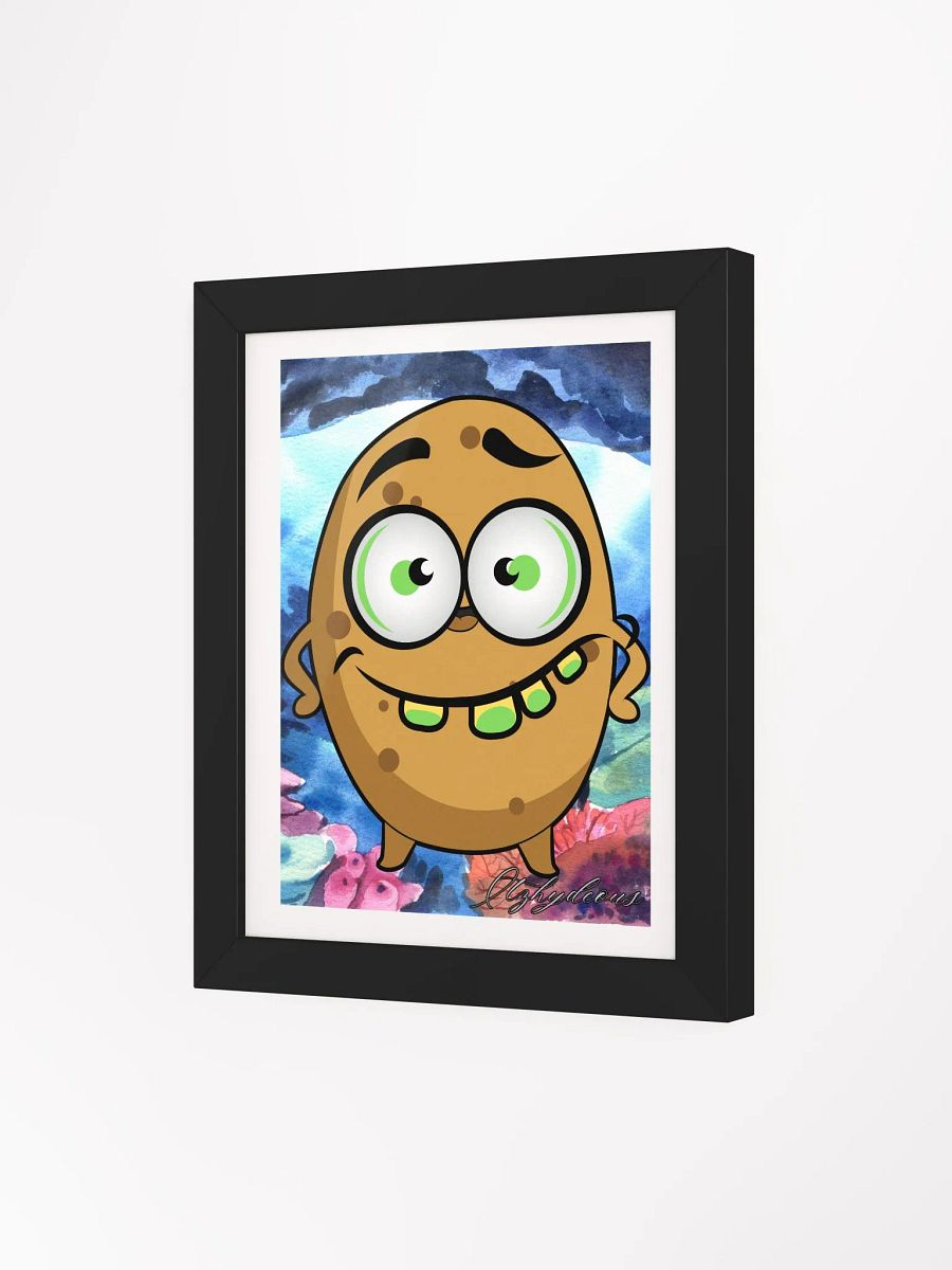 Whimsical Potato Underwater Matte Poster product image (3)