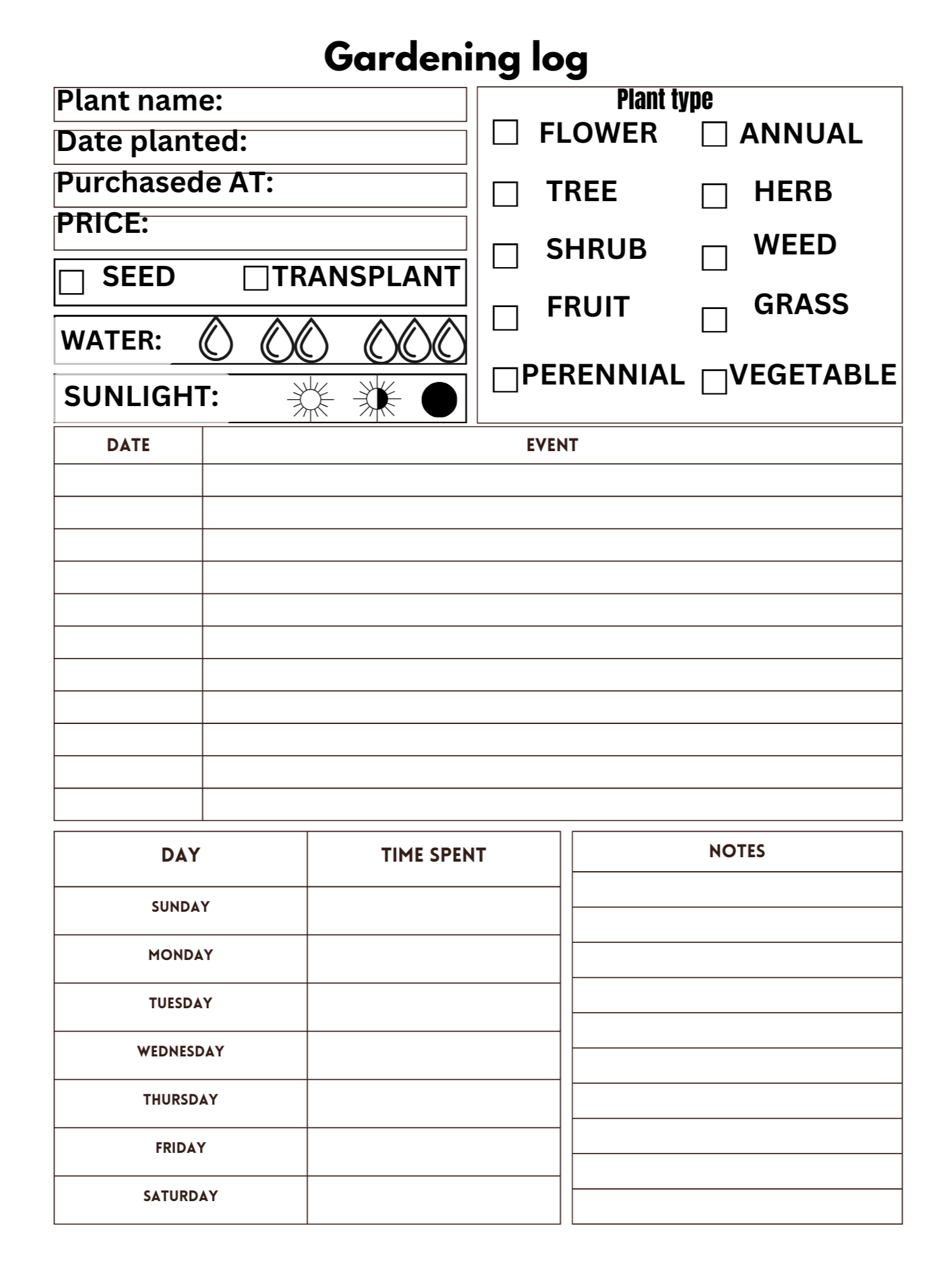 Bountiful Harvests: A Garden Logbook for Tracking Yields, Crops & Seasonal Notes" product image (1)