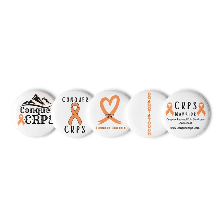 OFFICIAL Conquer CRPS Awareness Pins (Set of 5) product image (1)