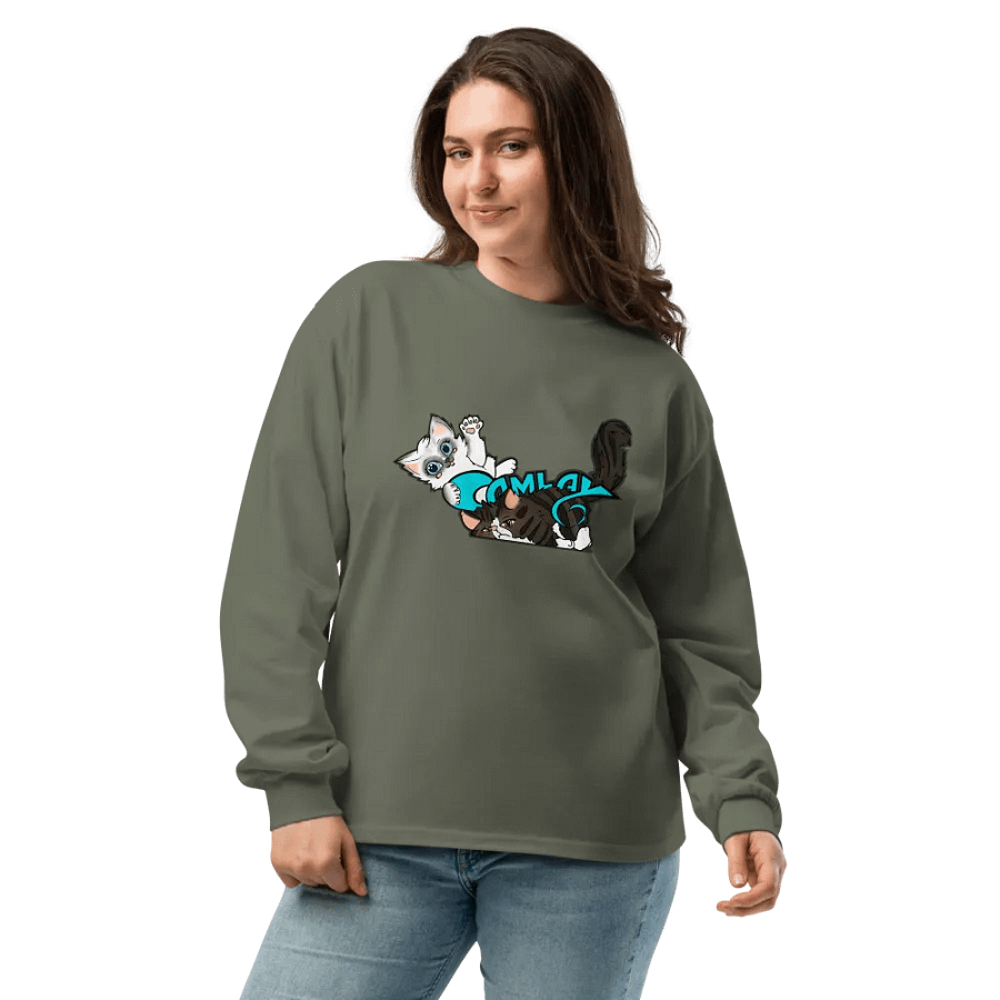 AS Colour Unisex Premium Heavyweight Long Sleeve Shirt: Luigi & Ariel Logo product image (30)