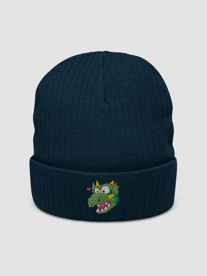 Love Dragon Green Recycled Cuffed Beanie product image (1)