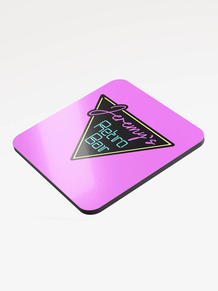 Magenta JRB Logo Glossy Cork Backed Coaster product image (3)