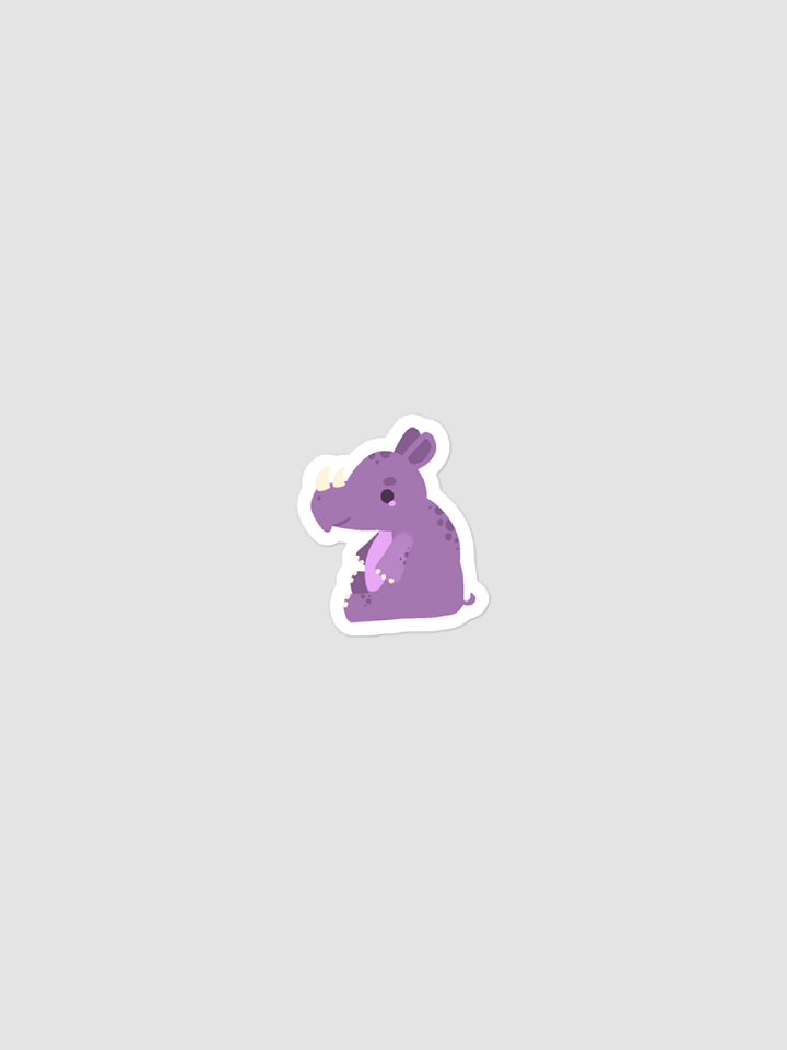 rhino Sticker - 5 min sketch product image (1)