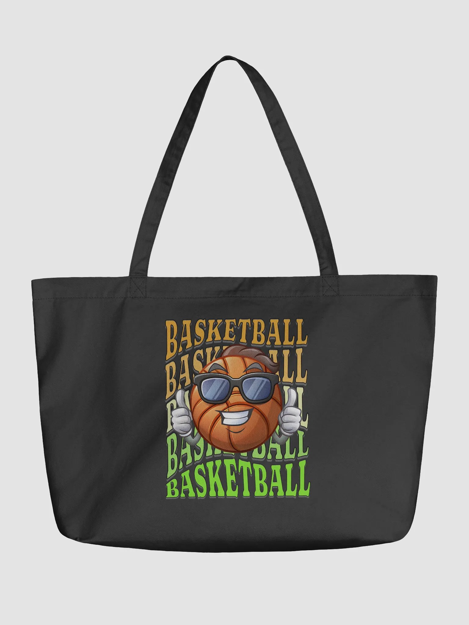 Thumbs Up Basketball Smiling Hoops Eco Tote product image (2)