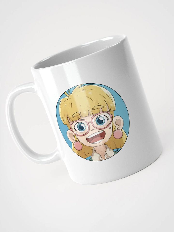 Lily | White Glossy Mug product image (2)