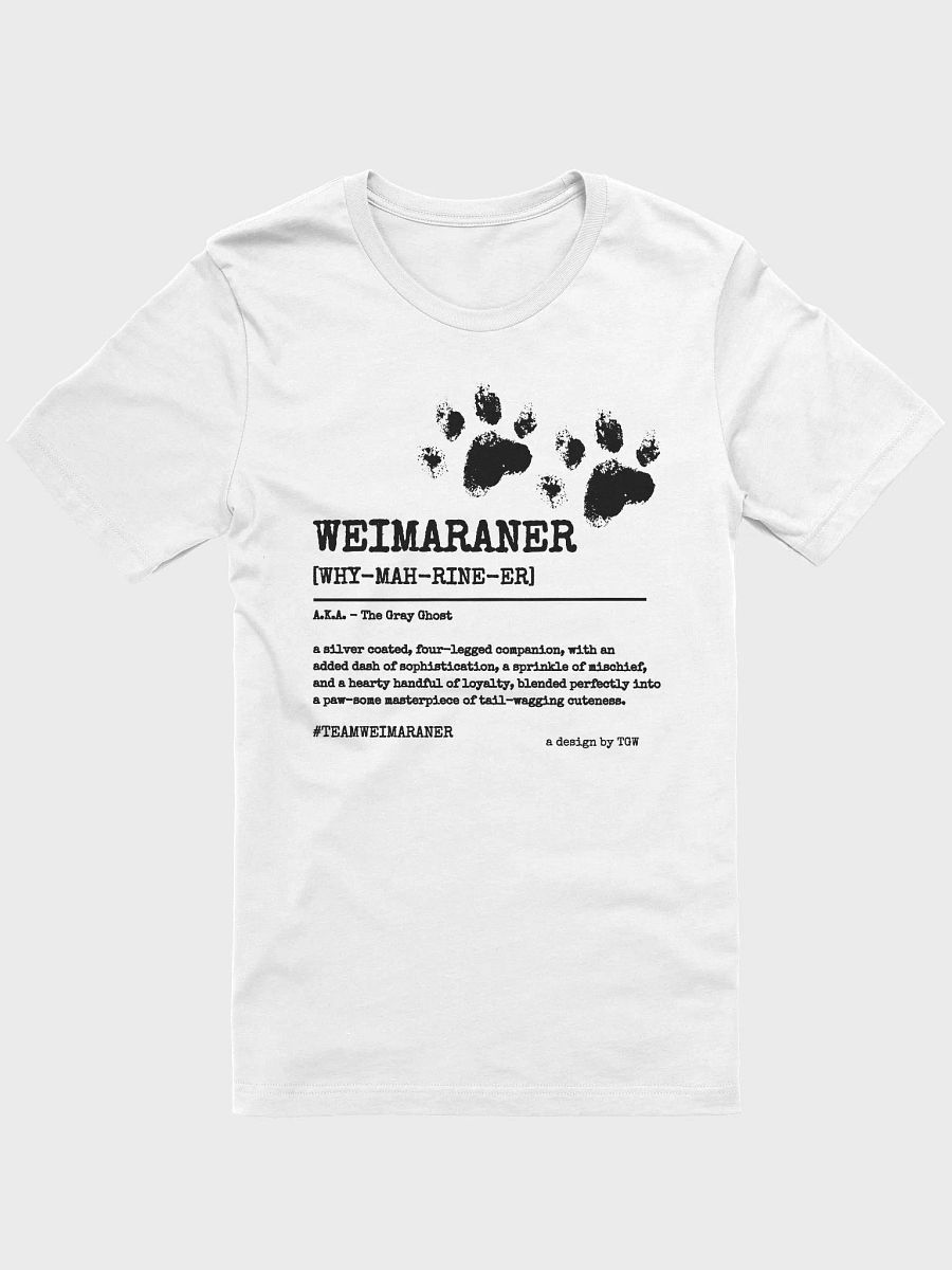 Definition of Weimaraner V2 - Bella+Canvas Supersoft T-shirt product image (3)