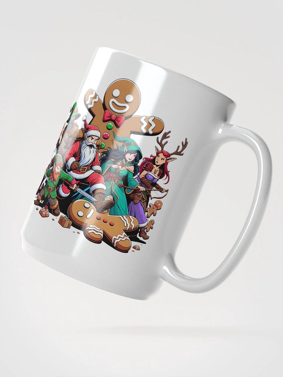 Gingerbread Battle RPG Mug – Festive Fantasy Clash product image (3)