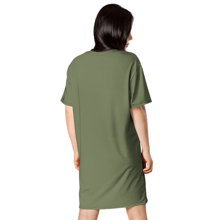 Oversized T-Shirt Dress - Vibrant Finch, Sizes 2XS-6XL product image (2)
