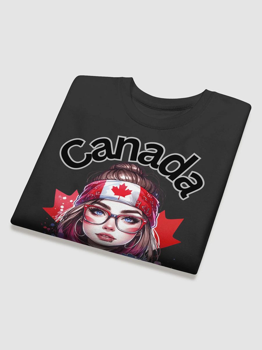 Canada Strong Pink Hair Sweatshirt product image (4)