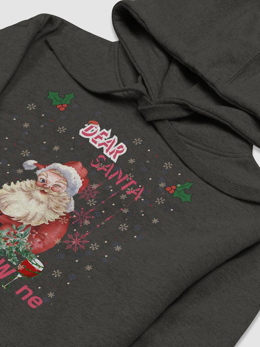 Festive Winking Santa Premium Hoodie product image (3)