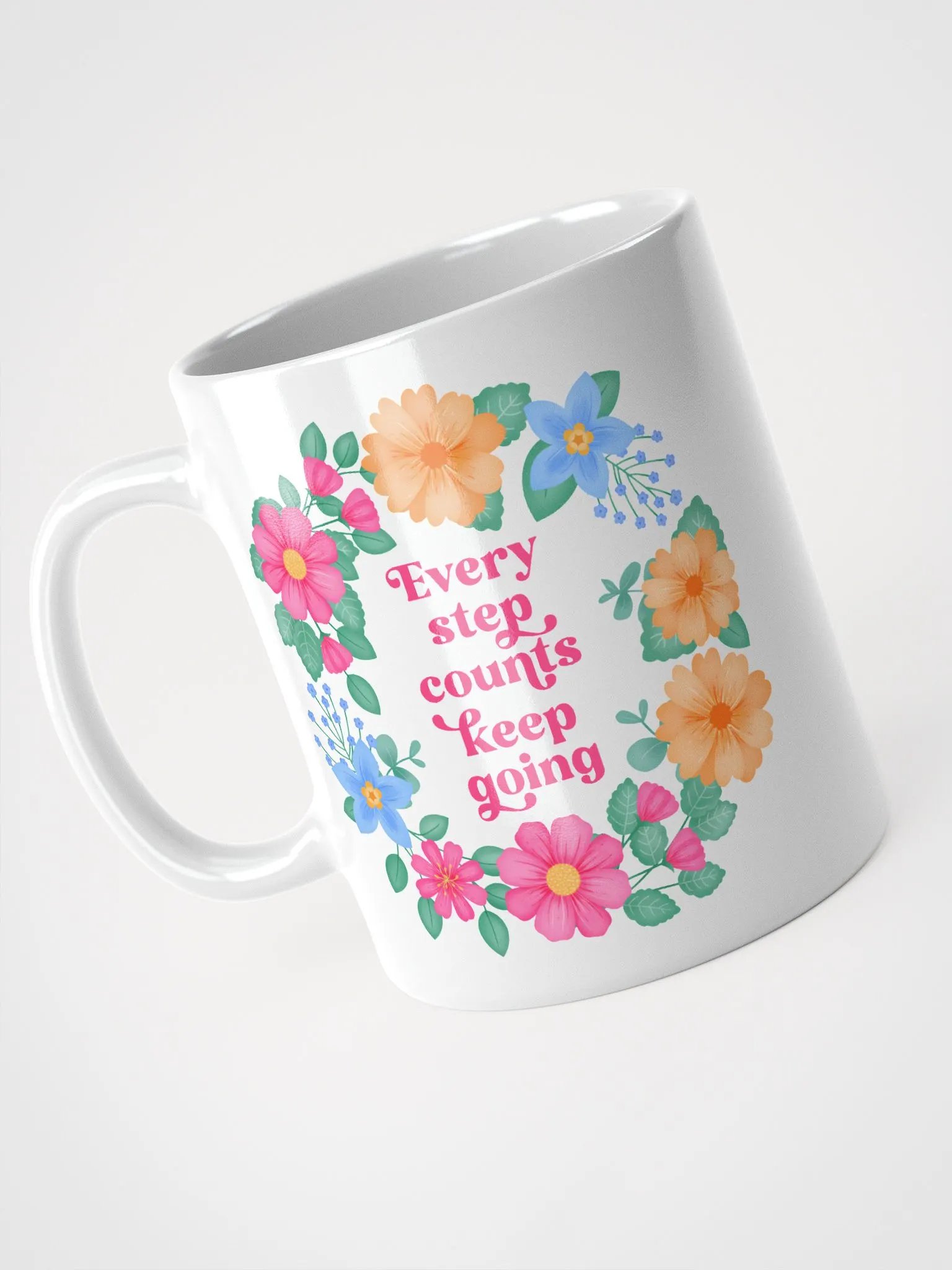 Every step counts keep going - Motivational Mug product image (3)