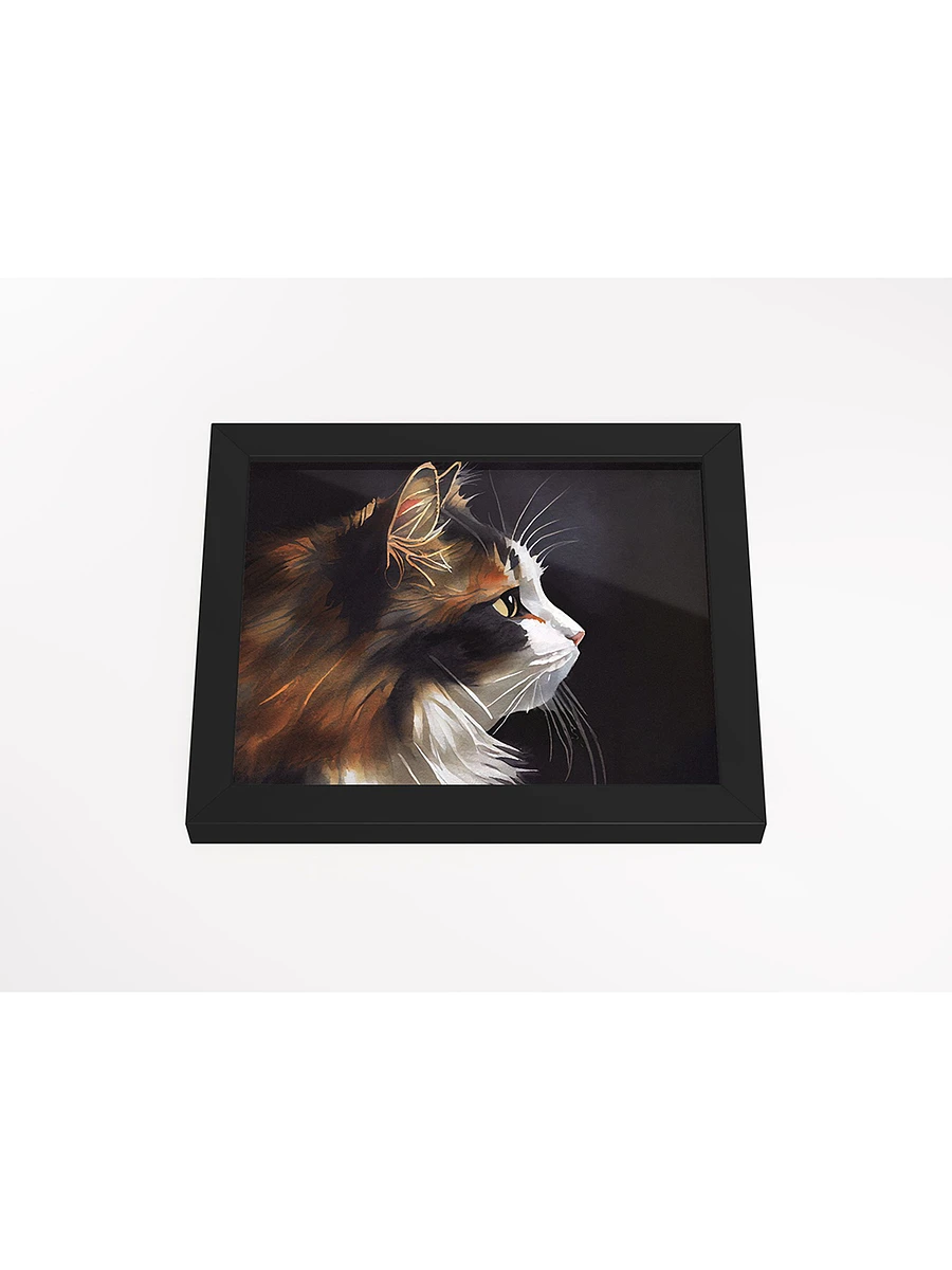 Sweet Kitty Profile - Calico Cat Framed Poster product image (4)