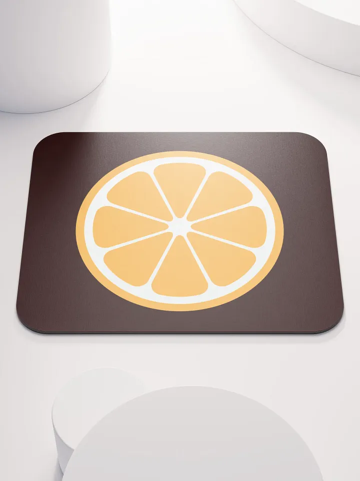 MIKAN Mouse Pad (Orange × Black) product image (1)
